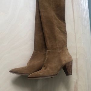 Free People Leather Knee high boots